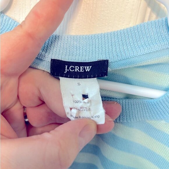 Vintage Y2K J. Crew Striped Sweater - Picture 7 of 10